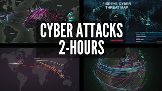 Map shows real time hack attacks across the world