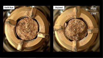 New Perseverance Mars rock samples 