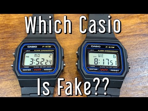 Video: Je Casio f91w vodoodporen?