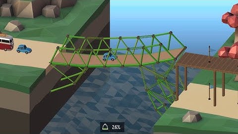 Poly Bridge 2 Level 5-2 spring and miss in iphone solution