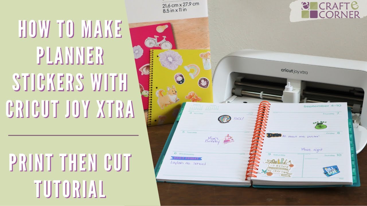 How to Make Planner Stickers with the Cricut Joy Xtra // Print then Cu