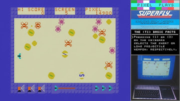 Gameplay: Superfly (Milton Bradley, 1983) for the TI-99/4A and MBX (with speech!)