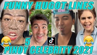 TIKTOK HUGOT LINES FUNNY 2021 PINOY CELEBRITY | Part 5