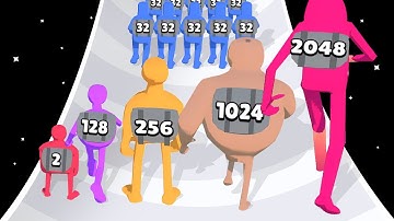 TWENTY48 RUN: Level Up 2048 Man Run (Freeplay, Max Level)