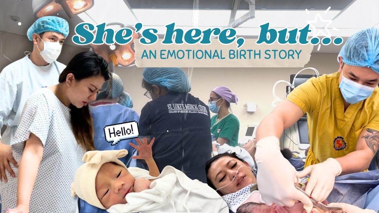 Видеоблог о родах: Она здесь, но мы этого не ожидали (Схватки и роды в больнице Святого Луки)