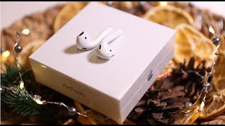 Распаковка беспроводных наушников Airpods Apple от Е14.