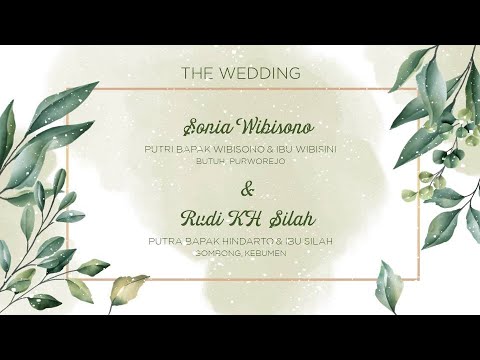 Undangan Pernikahan Digital Gratis Powerpoint 2010 | Wedding Invitation Digital Free | Rustic Flower