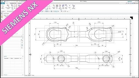 Connecting Rod - Siemens NX 12 Training - Drafting