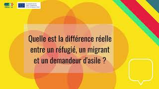 Différence entre réfugié et asile