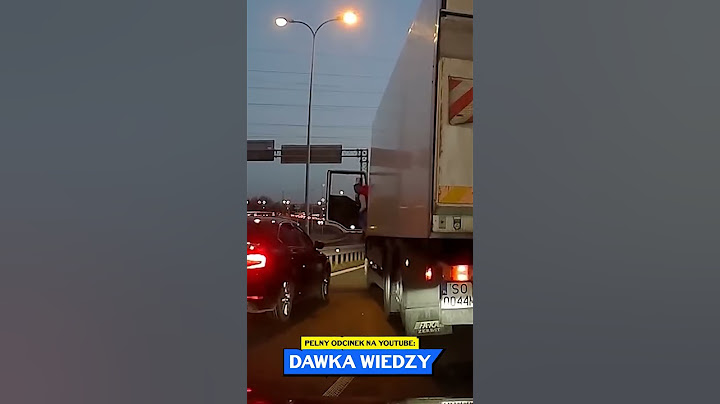 Cwaniak w Ciężarówce nieźle się zdziwił  #automobile #śmieszne #police