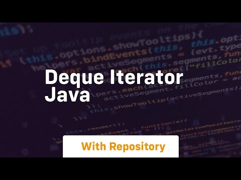 deque iterator java