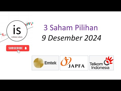 Saham pilihan 9 Desember 2024 EMTK JPFA TLKM