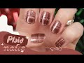 How to Stamp Nails Perfectly | Plaid Nail Art Design