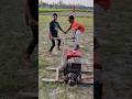 2 Funny Boy Power Tiller Start Challenge🙀🙀#funny #shorts #skills