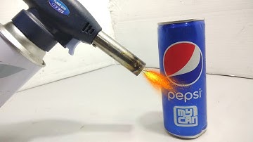 Pepsi Can VS Gas Torch ( Experiment )