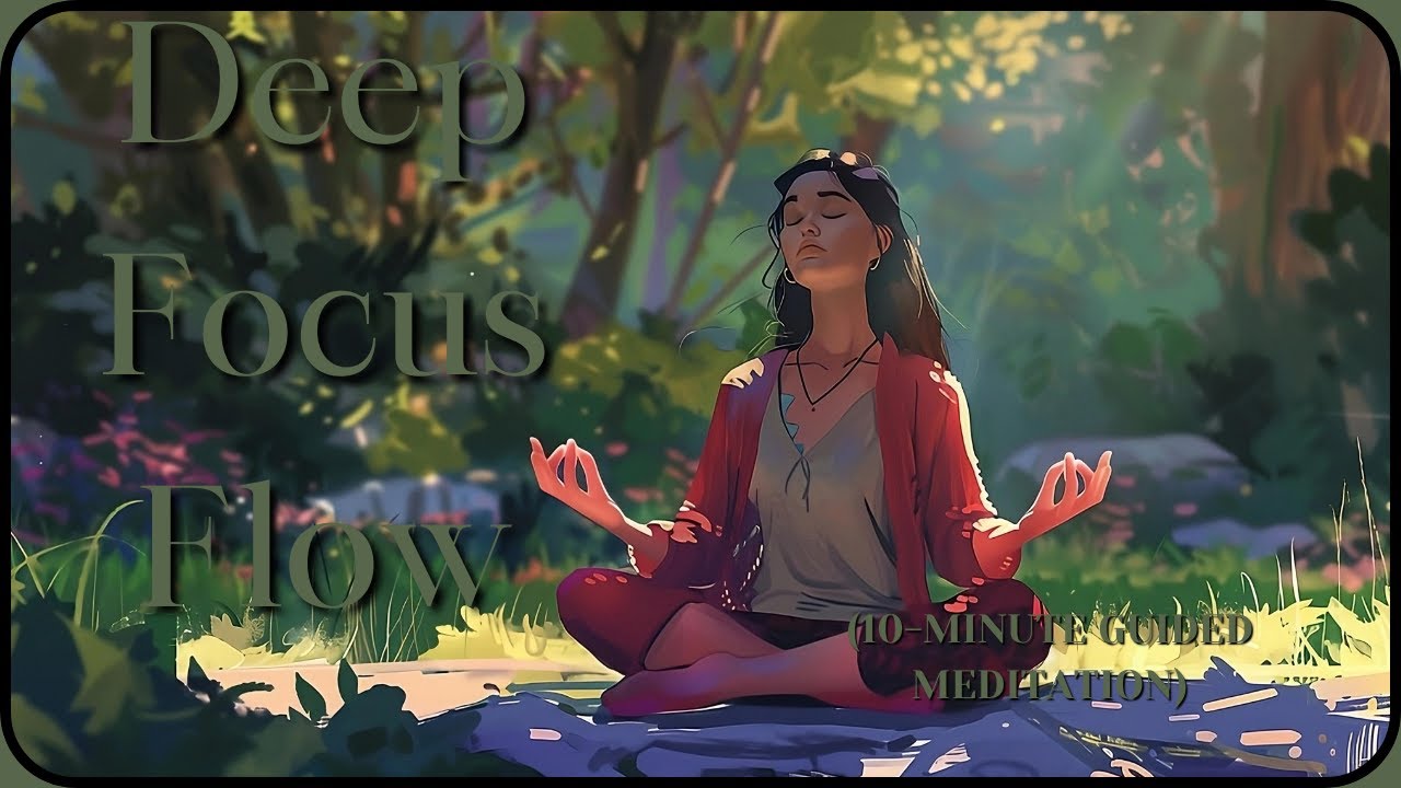 Deep Focus Flow | 10-Minute Guided Meditation for Productivity - YouTube