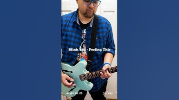 Blink 182 - Feeling This. #guitar #tomdelonge #blink182 #musician #bosskatana #guitarcover