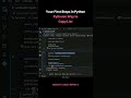 Season 1 Lesson 16 Part 3   Your First Steps in Python Pythonic Way to Copy List