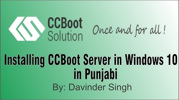 CCBoot Server  Installation 2021 in Punjabi Step By Step in Windows 10 (Diskless Networking)