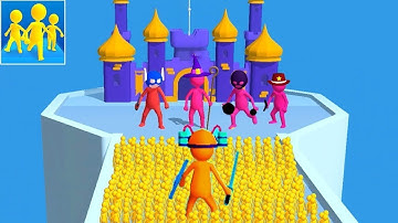 Join Clash 3D New Update Gameplay Walkthrough (iOS, Android)  | Level 375-378