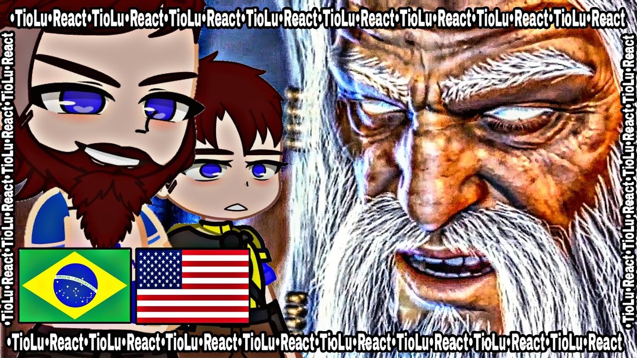 {🇺🇲/🇧🇷GC} Deuses (GOW) react: Kratos vs Zeus - God of War 3