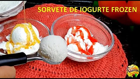 O que é frozen iogurte grego?