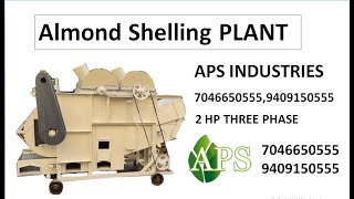 Almond Processing Cleaning, Hulling Shelling & Processing grading and cracking solution