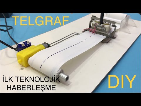 TELGRAF NASIL YAPILIR - How to build telegraph - MORS ALFABESİ İLE MESAJ GÖNDERME - Samuel Morse