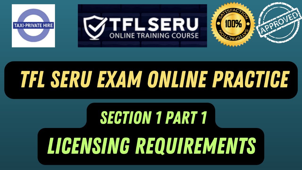 TFL SERU Test: Section 1 P1 Licensing Requirements Practice Questions
