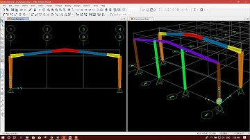 DESIGN COURSE ON 3D STEEL PORTAL FRAME IN SAP2000-PART3