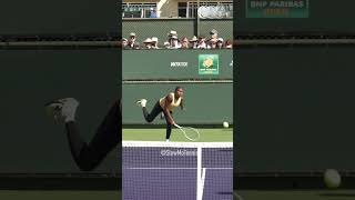 Coco Gauff Serve  Slow-motion (Wide angle) #slowmotion #cocogauff  #serve
