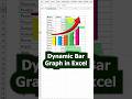 Excel Mein Dynamic Graph Banana Seekhein 📊 |n-Cell Bar Chart Trick #excelshorts #excel #exceltricks