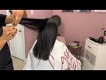 Silk Press and Trim Tutorial using my custom flat irons 2022 | Cassandra Olivia