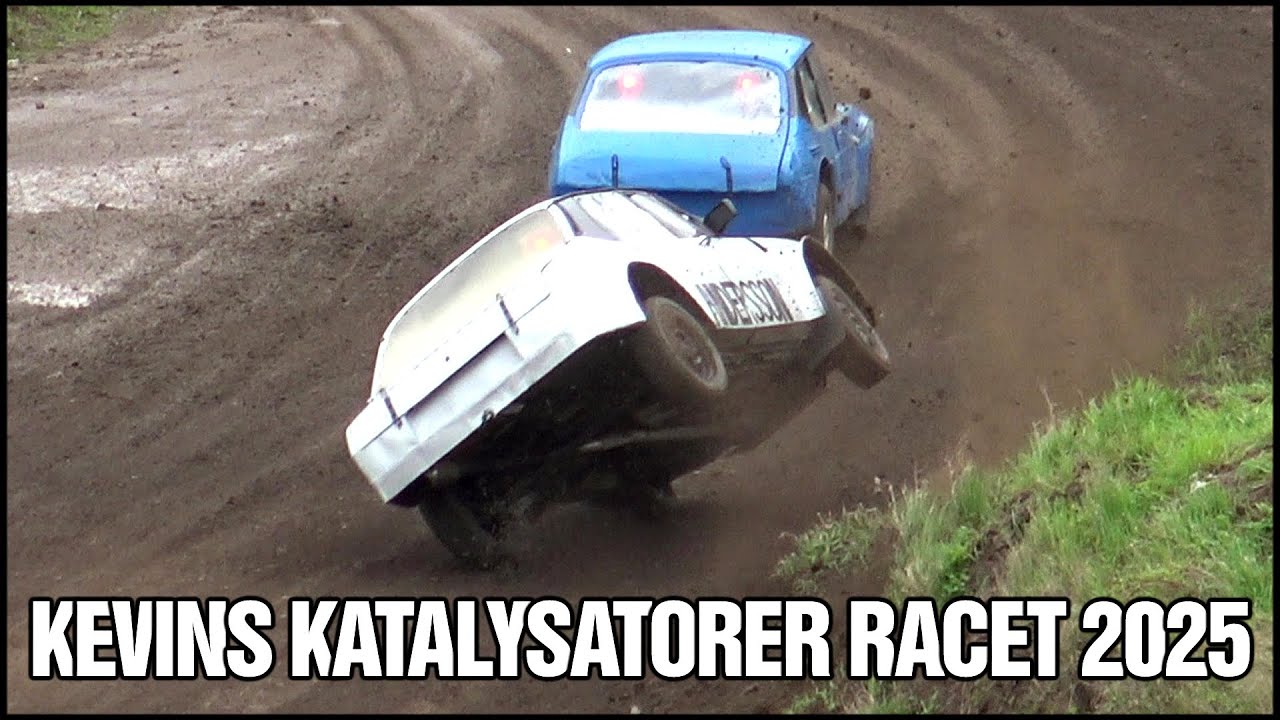 Kevins Katalysatorer Racet 2025 - Bilcross i Motala - Rullningar & Häftig Action!
