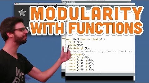 7.3: Modularity with Functions - Processing Tutorial