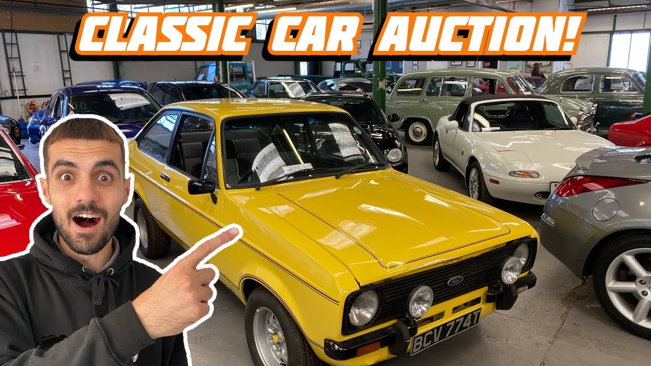 I VISIT NEWCASTLES BIGGEST CLASSIC CAR AUCTION! WB & SONS - YouTube