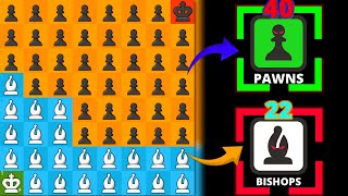 BISHOPS vs PAWNS ⁉️ A Tactical Chess Showdown 🤯