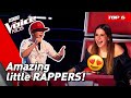 Little RAPPERS on The Voice Kids | Top 6