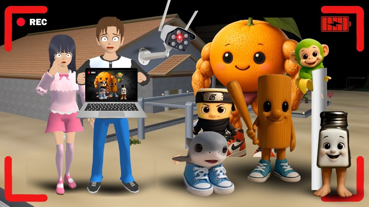 YUTA MIO PANIK CCTV Merekam BOCIL ANOMALI di depan Rumah 😱🔥 | SAKURA SCHOOL SIMULATOR