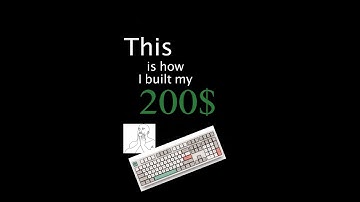 200$ budget aluminum mechanical keyboard #shorts