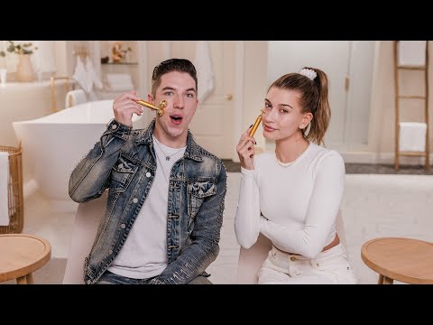 Hyram & Hailey Bieber chat all things skincare & try some products! - Part 1 | BEAUTY TIPS & TRICKS