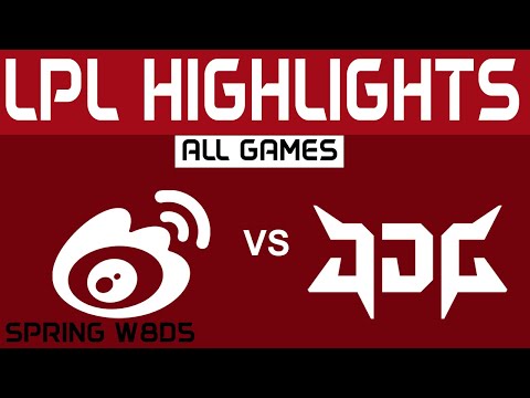 WBG vs JDG Highlights ALL GAMES LPL Spring Split 2024 Weibo Gaming vs JD Gaming by Onivia