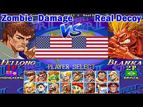 Super Street Fighter II X: Grand Master Challenge - Zombie_Damage vs Real Decoy FT5