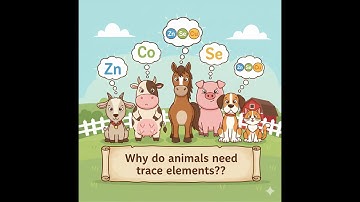 Trace element deficiency in animals