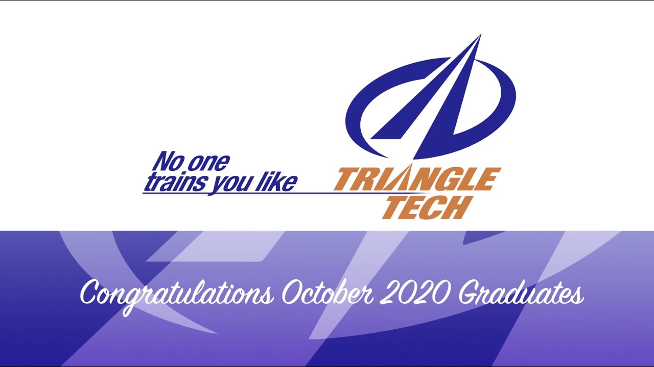 Triangle Tech Bethlehem October 2020 Graduation Ceremony