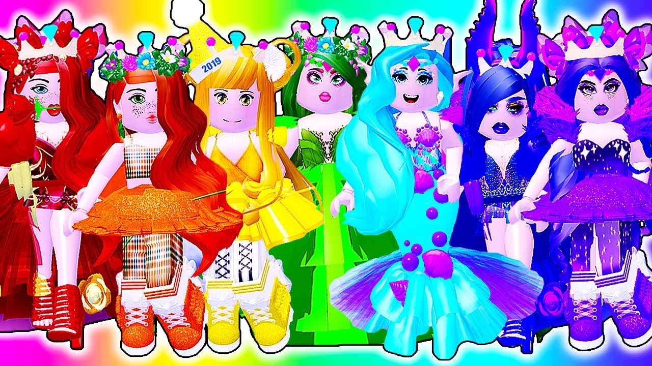 Rainbow Princess Transformation In Royale High School