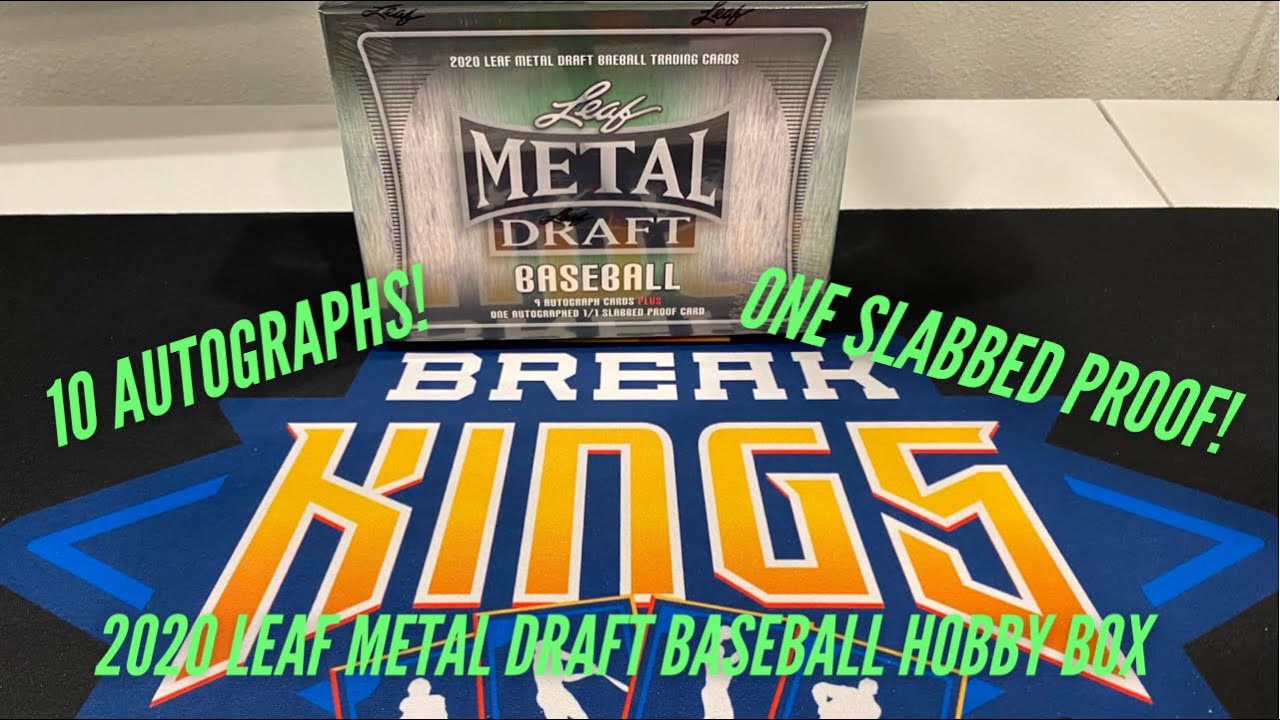 $200 2020 Leaf Metal Draft Baseball Jumbo Box Break