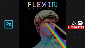 Simple Artwork in 2 Minutes | Photoshop Tutorial for Beginners