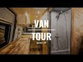 VAN TOUR | Custom Van Build | Sprinter 170" | Shower w/ concealed toilet | Rossmönster Vans | 163