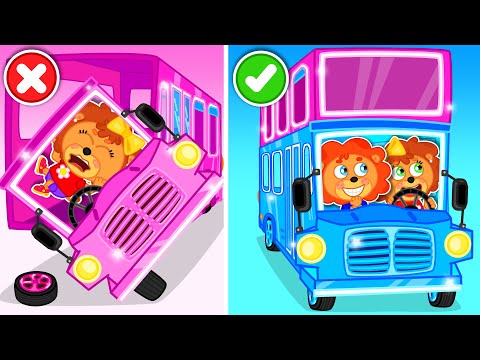 Маша и Леопольд. Двухэтажный автобус - Мультик для детей - Lion Family на русском